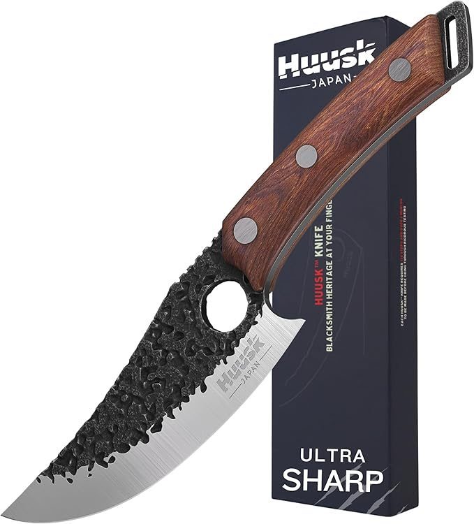 Frame from the ad for Huusk 'handmade Japanese' kitchen knife